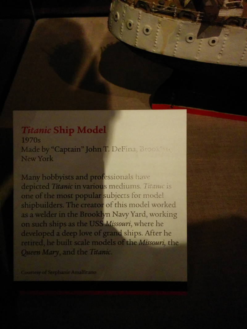 Illustration for article titled Pictures from the Reagan Library: The Titanic Exhibit